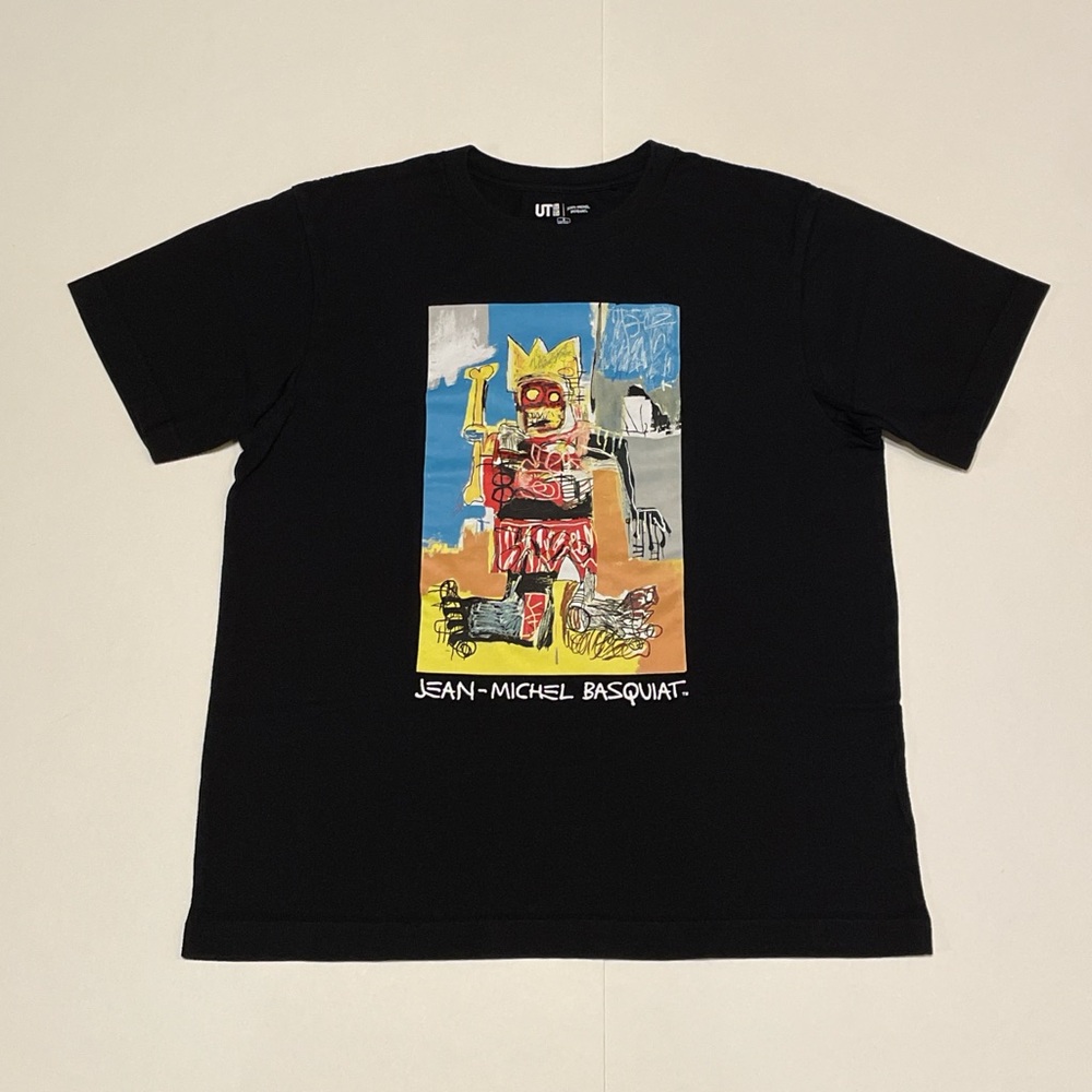 UNIQLO JEAN-MICHEL BASQUIAT ART GRAPHIC OVERSIZED T SHIRT (SMALL)